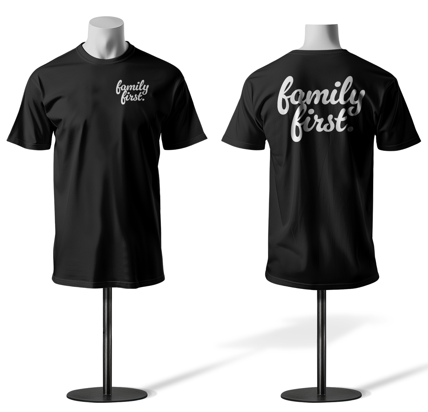 The Original "Family First" Tee - Front & Back