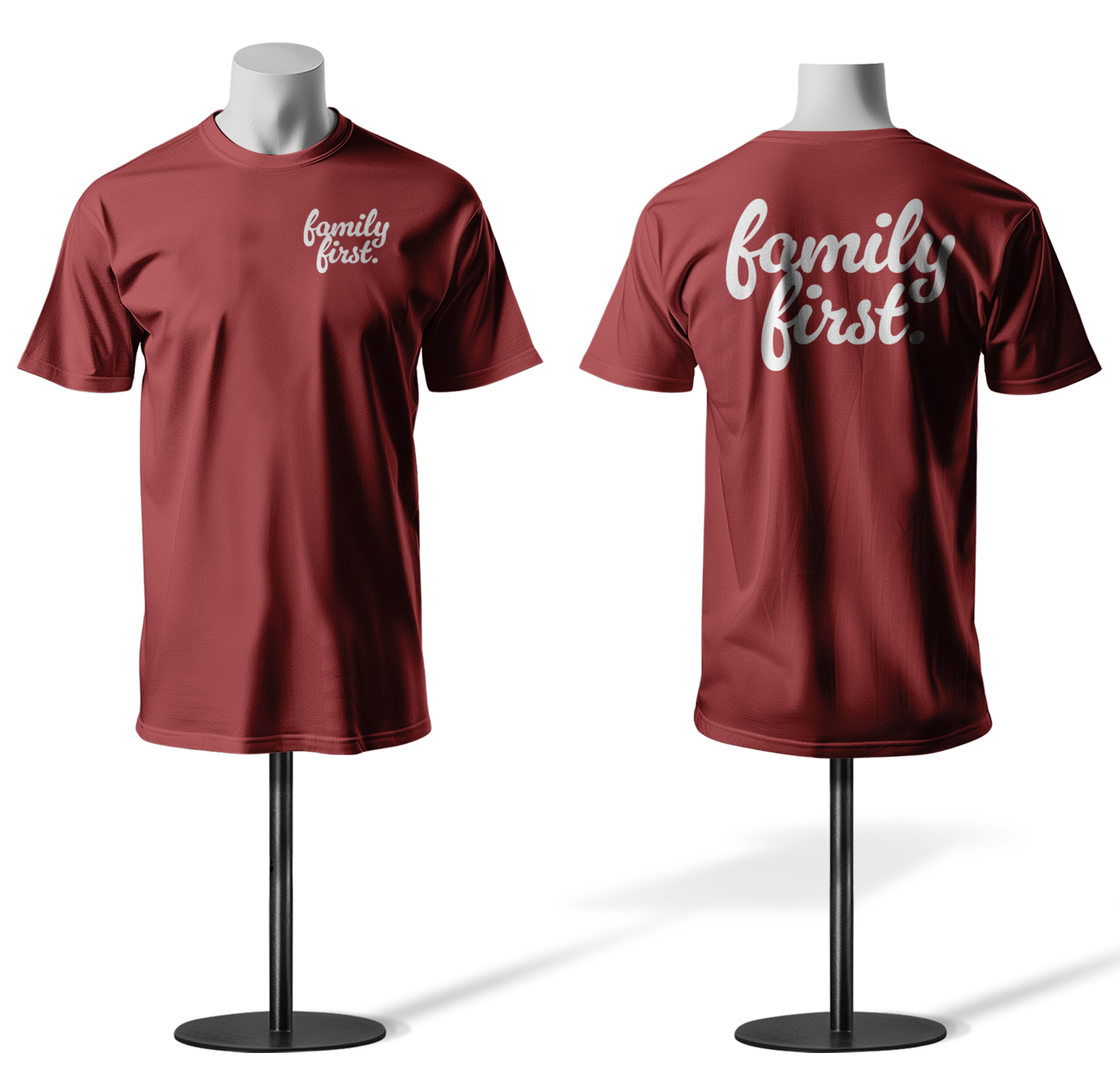 The Original "Family First" Tee - Front & Back