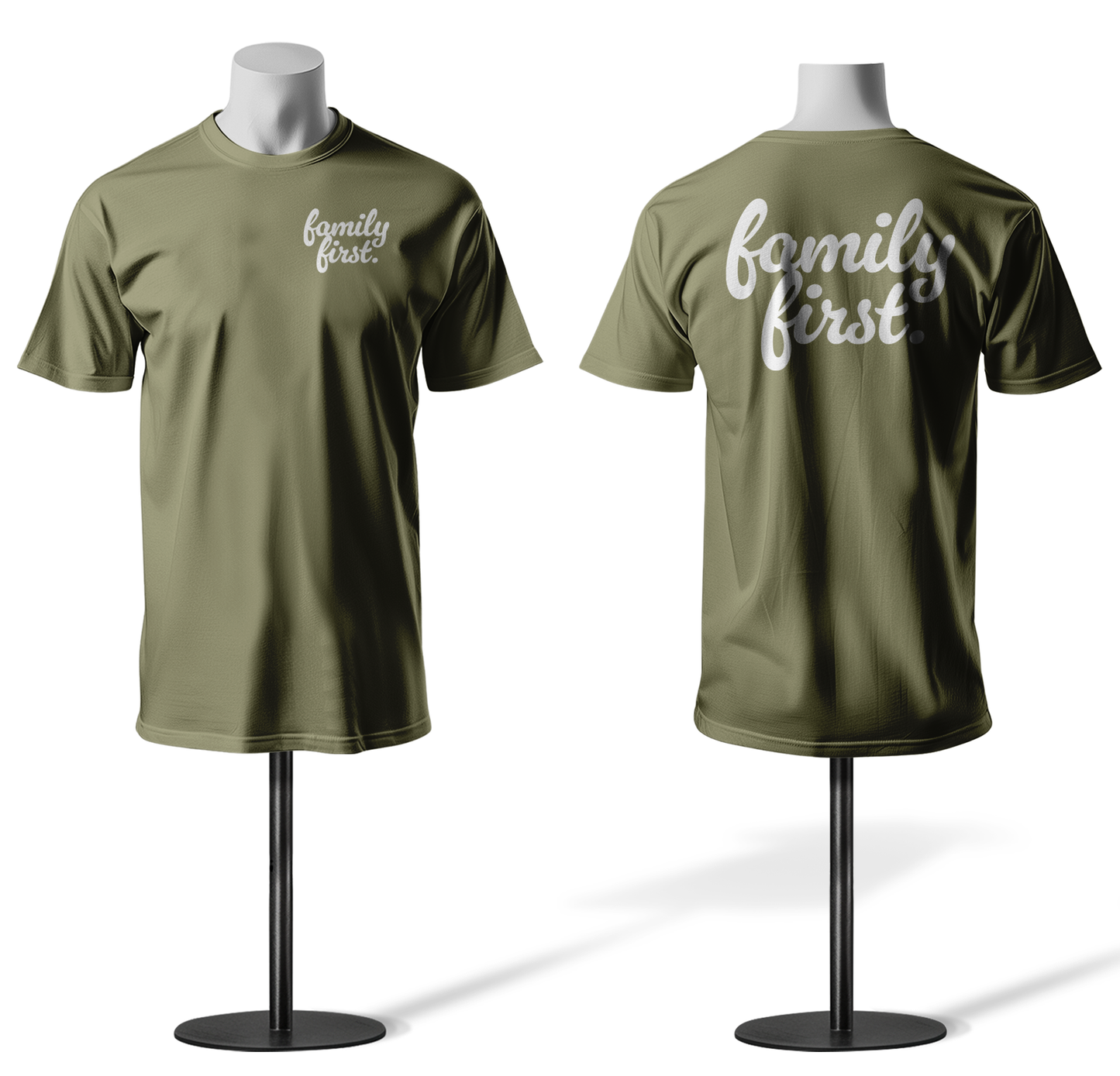 The Original "Family First" Tee - Front & Back