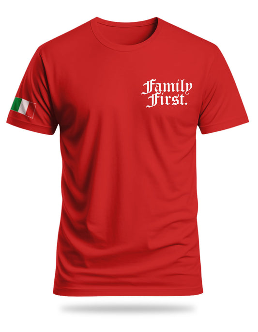 Special Edition "Family First." St. Joseph's Day Tee - LOCAL PICK-UP or Mailbox DELIVERY ONLY